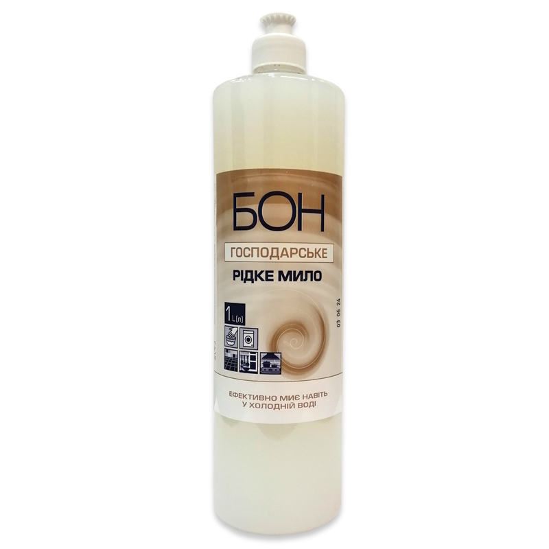 БОН Рідке господарське мило 1л(біле)